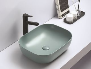 Раковина CeramaLux 78104MLG-6 зеленая 50.5 см